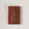 Accesorios de Madera de Azufaifo Golpeada por el Rayo, Colgante de Bodhisattva Weituo, Colgante de los Cinco Dioses de la Riqueza, Colgante de Zhong Kui, Manualidades Talladas DIY, Accesorios para Colgantes de Collar