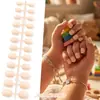 Uñas Postizas Opacas Esmeriladas Populares de Amazon para Niños, Uñas Portátiles en Colores Sólidos y Múltiples Colores, Piezas de Uñas en Diferentes Tamaños
