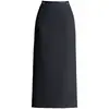 Nueva falda bodycon versátil de color liso para mujer, versión coreana otoño 2026, de cintura alta, adelgazante, falda larga recta para ir al trabajo, moderna