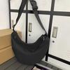 Bolso cruzado casual estilo coreano de gran capacidad para mujer, bolso simple para el trabajo, bolso de hombro casual, bolsa de deporte tipo "dumpling" para niños