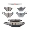 Pastillas de Freno para Motocicleta Zapatas para Vehículos Eléctricos Pastillas de Fricción para Bicicleta Accesorios para Locomotoras Pastillas de Freno Pastillas de Freno de Disco para Ciclomotor