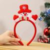Hebilla para la Cabeza Navideña Regalo de Navidad Adorno para la Cabeza Tarjetas para el Cabello Papá Noel Cervatillo Muñeco de Nieve Decoraciones Navideñas Regalo Brillo