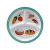 Plato de Cena de Melamina para Comida Ligera Creativa Plato con Compartimentos Equilibrado en Nutrición Dieta Saludable Hogar Imitación Porcelana Melamina 211 Plato de Cena