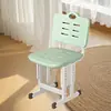 Cadeira Elevatória Escolar Simples, Cadeira para Estudo em Casa, Cadeira de Escrita para Aluno do Ensino Fundamental, Banco para Mesa Infantil, Cadeira com Encosto para Quarto de Estudante