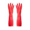 Guantes de látex de tendón de res guantes de goma engrosados alargados para tareas domésticas, lavado de platos, lavandería, limpieza, impermeables, guantes de goma de cuero para mujer