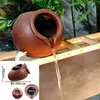 Adornos para Acuarios de Peces de Agua Circulante Mortero de Piedra Molino de Piedra Transferencia Bola de Cristal Paisajismo con Agua Tanque de Agua Oxigenación Filtración