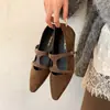 Primer Encuentro Temporada 3cm~ Altura Oculta Elegante Suela Suave Ballet Mary Jane Estilo Francés Versátil para el Trabajo Zapatos Individuales