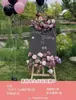 Decoración de Cumpleaños para Niña Adulta Rosa Estilo Pintura al Óleo Leche Escena Globo Fondo Simple Tablero Kt Papel de Belleza Industria