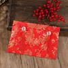 Casamento 60.000-100.000 Grandes Envelopes Vermelhos para Recém-Casados, Festivos Envelopes Vermelhos de Tecido Estilo Chinês, Fecho de Segurança Estilo Chinês, Pacote Atacado de 10.000 Yuan