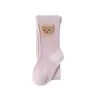 Calcetines para niños al por mayor transfronterizos primavera y otoño pantalones base para bebé medias para niños oso pequeño de dibujos animados medias de otoño para niñas