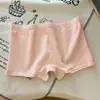 Roupa Íntima de Algodão Puro Segura para Mulheres, Algodão Respirável no Fundilho, Cintura Média, Cobre o Quadril, Boxer Briefs, Boxer Briefs Simples para Meninas Estudantes