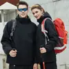 Conjunto de 3 en 1 para Hombre y Mujer, 0.05 kg por Pieza, de Forro Polar con Logo Impreso, Ropa Gruesa de Montañismo para Otoño e Invierno, Chaquetas para Exteriores