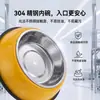 Comedero doble para perros de acero inoxidable co-branded Sanrio, comedero doble anti-derrames para gatos, bebedero para perros a prueba de roturas, accesorios para mascotas