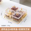 Dropshipping Transfronterizo Lujo Accesible Celebridad de Internet Club KTV Plato de Bocadillos Paquetes de Bocadillos Pausa para el Té Bocadillos de Frutas Cuatro o Seis Compartimentos Colocación