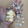 Pingente de Corrente para Celular Crayon Shin-Chan Dourado 20mg Desenho Animado Shin-Chan Corrente de Contas Pingente para Bolsa de Chaveiro Presente de Aniversário
