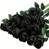 Rosa Preta Simulação Rosa Arranjo de Casamento Beleza Chen Flor Falsa Dia dos Namorados Decoração Parede de Flores Cachoeira Simulação Rosa
