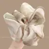 2026 Novo Estilo Estilo Floresta Elástico Alto Prendedor de Cabelo com Laço Preguiçoso, Corda de Cabelo para Rabo de Cavalo em Tecido de Renda para Mulheres
