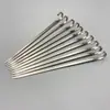 Gancho para Air Fryer, Espeto para Churrasco de Aço Inoxidável 304, Espeto para Grelha Suspenso, Espeto Plano, Espeto para Carne de Forno Elétrico, Gancho para Espeto de Churrasco
