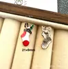 142 Colgantes de Navidad Colgantes de Aleación con Gota de Aceite Accesorios para Joyería DIY Colgante de Papá Noel Muñeco de Nieve Campana