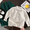 Ropa Infantil Niños Ropa Interior Térmica Parte Superior Cuello Semi-Alto Niños Ropa Interior Estilo Otoño Invierno Top Blanco Camiseta Espesada De Rong Ropa Interior Térmica Invierno