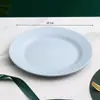 Prato Grande de Palha de Trigo 28cm para Massas, Uso Doméstico e em Restaurantes, Prato para Bife, Prato para Pizza, Prato Grande para Frutas e Alimentos