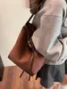 Bolsa Saco Feminina Grande Capacidade 2026 Novo Estilo Texturizada Ombro Único Transversal Bolsa Tote para o Dia a Dia Versátil Bolsa de Ombro