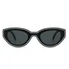 Gafas de Sol Ojo de Gato Transfronterizas Europeas y Americanas para Hombres y Mujeres, Modernas Retro Ins Gafas de Sol de Celebridad de Internet, Gafas de Sol Versátiles de Moda