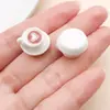 Colgante de Resina Color Chocolate Donut Helado Pastel Café Pulsera DIY Llavero Accesorios