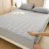 Nuevo protector de colchón impermeable acolchado de algodón cepillado, funda de colchón de una pieza, funda protectora Simmons, juego universal para todas las estaciones