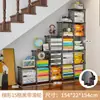 Armario de Almacenamiento Debajo de las Escaleras, Estantería con Puertas, a Prueba de Polvo, Armario de Almacenamiento de Hierro en Rejilla Combinable Libremente, Estantería Simple