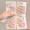 2026 Nuevos Pasadores de Colores para Niñas, Pinzas para el Cabello de Estrella para Niñas, Pinzas para Flequillo Lateral, Accesorios para el Cabello, Pasadores para Cabello Suelto