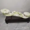 Adornos de Jade Lantian al por mayor para Mudarse a una Casa Nueva, Ruyi de Jade Regalos de Apertura de Jade Blanco, Adornos Artesanales Ruyi de Jade