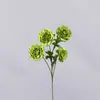 Flores de Loto Artificiales de Cuatro Cabezas para Decoración de Bodas, Arreglo de Arco de Flores de Seda, Materiales de Flores Falsas, Envío Transfronterizo Disponible