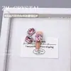 K9 deslumbrantes novas, decorações de arte de unha rosa sem fundo, gemas quadradas para unhas em forma de ovo de pombo de alta qualidade