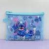 Estojo Sanrio família cachorro fofo melody pudim kulomi bolsa com zíper conjunto de caderno