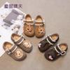 Zapatos de Cuero para Niñas Estilo Birkenstock con Suela Blanda 2026 Nuevos Zapatos de Otoño para Niñas de 3 a 12 Años Planos de Cuero Genuino
