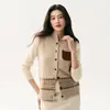 26 Outono Novo Colete Tricô Jacquard Fair Isle Retrô Sem Manga para Mulheres, Colete Suéter Casual para Sobrepor