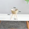 Enfeites de sala de estar em estilo nórdico, cesta de flores, decoração de suporte de flores, vaso de flores de vime, suporte de flores de varanda, cesta de palha trançada