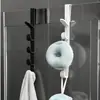 Perchero para ropa, perchero, perchero para puerta, perchero para puerta, sin perforaciones, tipo perchero, para almacenamiento en la puerta del dormitorio