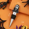 Tapón de Vino de Halloween Creativo con Forma de Fantasma Araña Gato Tapón Sellador de Conservación de Vino Pequeño Regalo