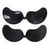 Sujetador de Tela con Diseño de Mango Transfronterizo, Sujetador Invisible Transpirable para Busto Grande, Sujetador Strapless Push-Up para Busto Pequeño, Almohadillas de Silicona para el Pecho