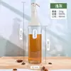 Jarra de Vidro para Azeite com Tampa de Abertura por Pressão, Garrafa para Molho e Vinagre, Conjunto de Garrafas Seladas Anti-Gotejamento para Condimentos para Uso Doméstico na Cozinha
