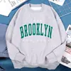 Tamaño Europeo Transfronterizo1898 Brooklyn Nueva York Estampado Ropa Hombre Jalar