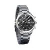 Chaxigo Moda Suiza Decoración de Negocios 3 Pines Doble Calendario Correa de Acero Reloj para Hombre Exportación Transfronteriza Reloj Venta al por Mayor