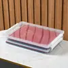 Pasta de plástico transparente A4 Caixa de armazenamento de papel para tablet portátil Armazenamento de arquivos de dados Escritório Aprendizagem