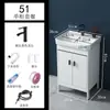 Combinación Sencilla de Gabinete de Baño Gris Carbón Gabinete de Baño para el Hogar Lavabo Impermeable Fregadero Inodoro Tocador Integrado