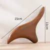 Placa Triangular de Sândalo Verde, Massageador Triangular de Pés de Sândalo, Raspagem das Solas dos Pés, Acupressão nas Solas dos Pés, Raspagem de Ombros e Pescoço, Terapia Meridian