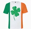 2025 Stand de Comercio Exterior Transfronterizo. Festival Irlandés del Día de San Patricio Impresión Digital 3D Unisex Parejas Cuello Redondo Nuevo