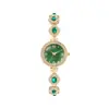 2025 Nuevo Reloj de Mujer de Calcedonia y Diamante Transfronterizo Reloj de Pulsera de Cuarzo de Lujo Ligero con Temperamento para Mujer Venta al por Mayor Comercio Exterior