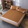 Juego de Tres Piezas de Esterilla de Ratán Gruesa de Gama Alta 1.8m 2m Seda de Hielo 1.5 Cama Doble para el Hogar Dormitorio Estudiantil Esterilla Esterilla para Aire Acondicionado